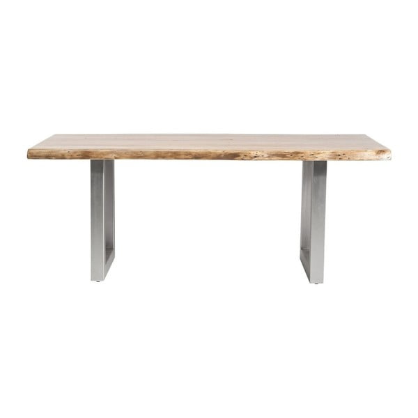 Akacijų medienos valgomojo stalas "Kare Design Downtown", 195 x 100 cm