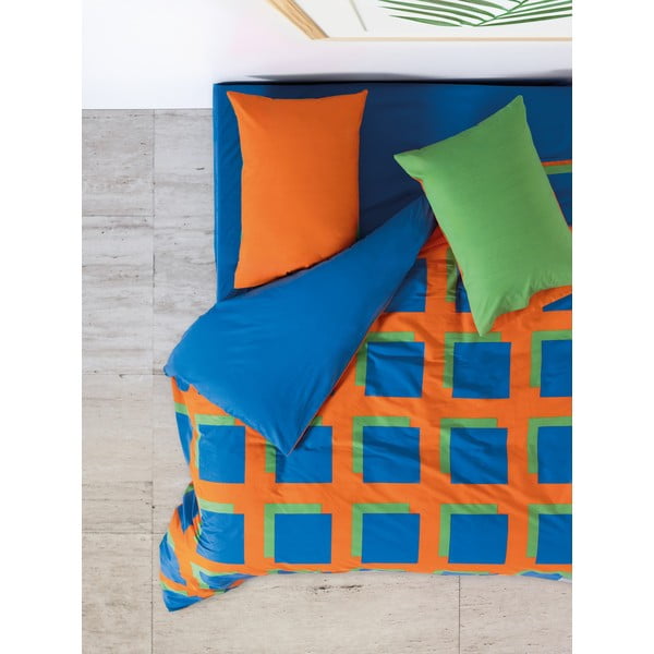 Iš ranforce medvilnės dvigulė/itin ilga patalynė su paklode/4 dalių 200x220 cm Venus – Mijolnir