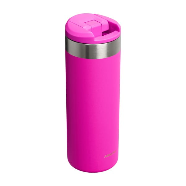 Rožinės spalvos iš nerūdijančio plieno termo puodelis 470 ml AeroLight™ Transit Mug Violet Blossom – Stanley-image-1