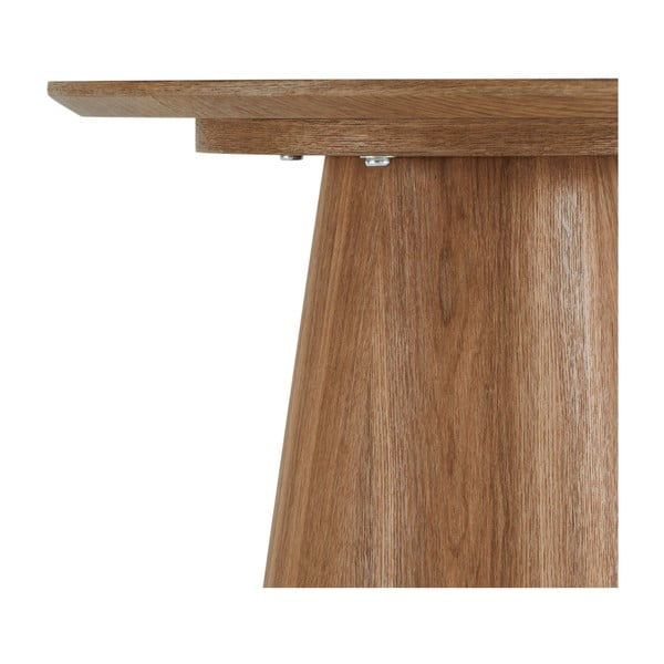 Kavos staliukas natūralios spalvos iš ąžuolo ø 45 cm Tango – Furnhouse-image-3