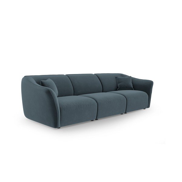 Iš velveto sofa mėlynos spalvos 292 cm Tokyo – Cosmopolitan Design-image-2