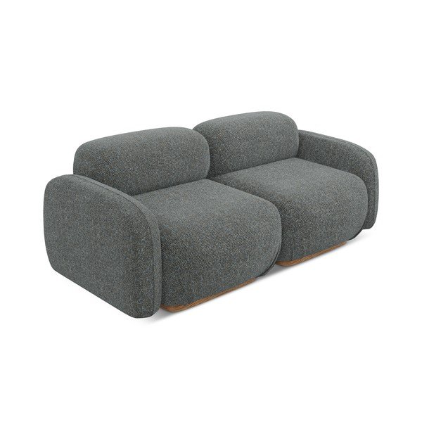Pilkos spalvos sofa 190 cm Ailani – Makamii-image-2