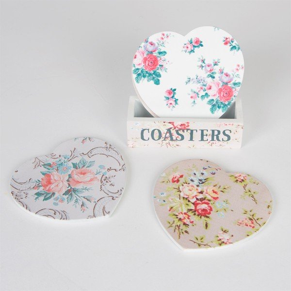 4 padėkliukų rinkinys "Sass & BelleRose Heart-image-1
