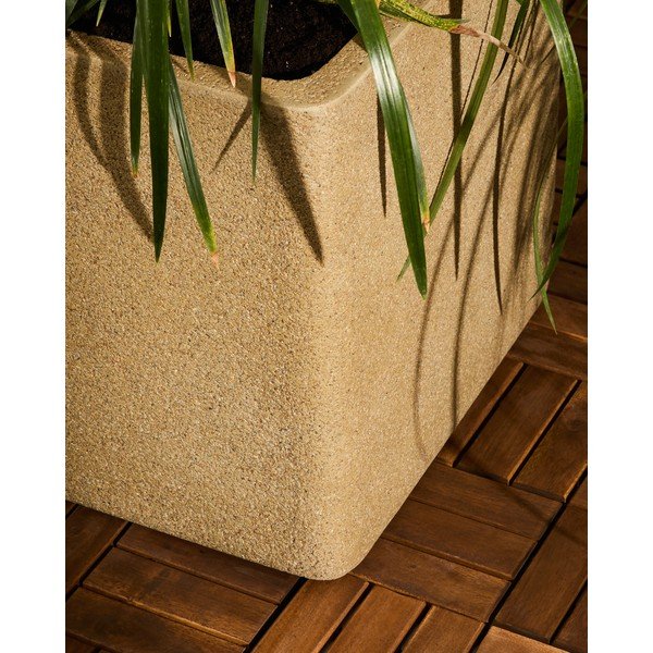 Iš dirbtinio akmens gėlių vazonų dangteliai 2 vnt. Minoa – Kave Home-image-2