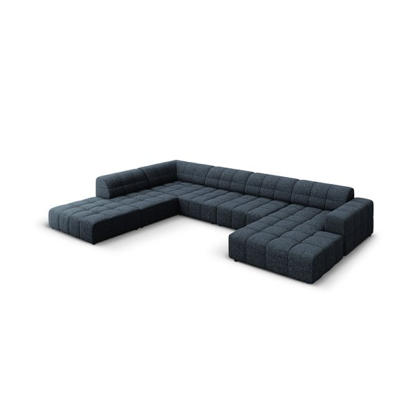 Kampinė sofa mėlynos spalvos (su kairiuoju kampu/„U“ formos) Chicago – Cosmopolitan Design-image-3