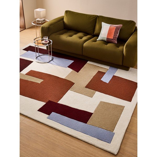 Rankų darbo iš vilnos kilimas 200x290 cm Venessla – MADE-image-1