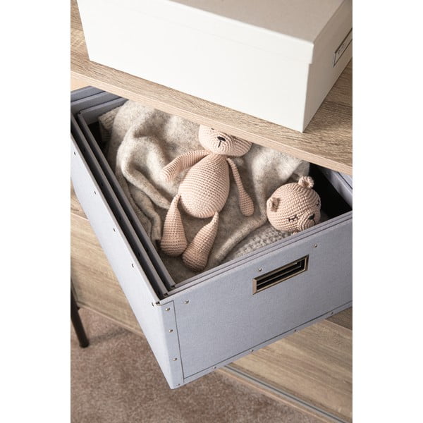 Iš kartono daiktadėžės šviesiai pilkos spalvos 3 vnt. Ture – Bigso Box of Sweden-image-3