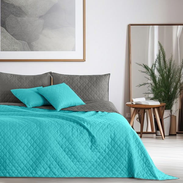 Turkio spalvos mikropluošto užvalkalas DecoKing Axel, 200 x 220 cm-image-1