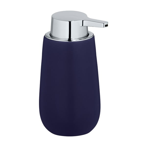 Tamsiai mėlynos spalvos keraminis muilo dozatorius Wenko Badi-image-1