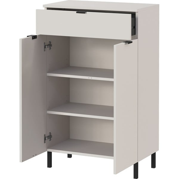 Kreminės spalvos aukšta vonios daiktadėžė 60x97 cm Arcena – Germania-image-3