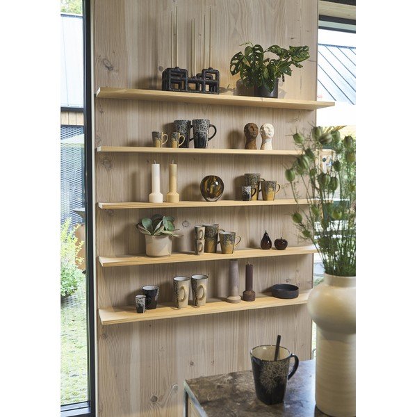 Iš akmens masės puodeliai kreminės spalvos 4 vnt. espreso 100 ml Hela – Villa Collection-image-1