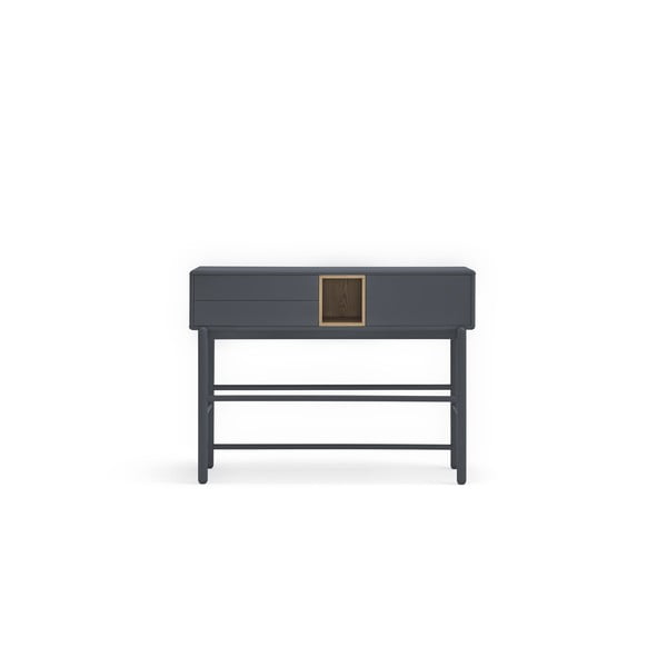 Tamsiai pilkas konsolinis staliukas 35x120 cm Corvo - Teulat