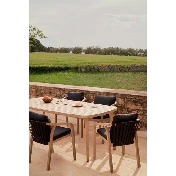 Sodo valgomojo stalas 100x225 cm Maset - Kave Home-image-1