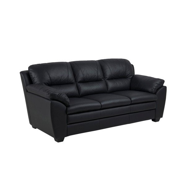 Juoda 3 vietų sofa Actona Ziva