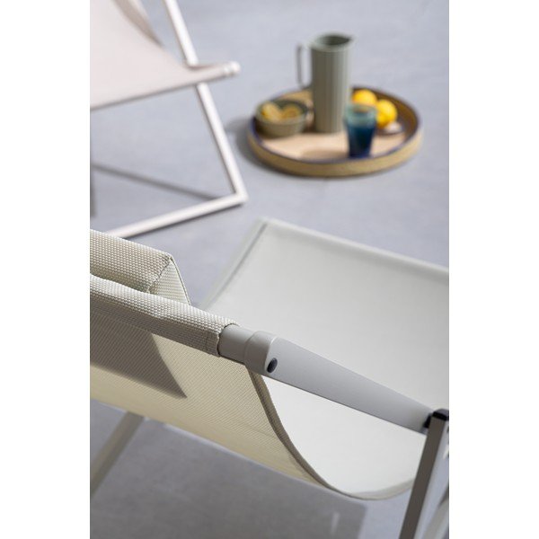 Taupe spalvos metalinis sodo šezlongas Taylor – Bizzotto-image-4