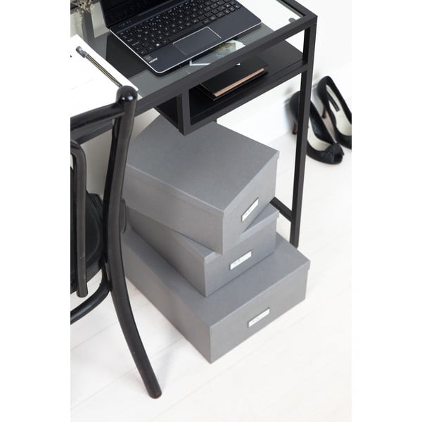 3 pilkų daiktadėžių rinkinys Bigso-image-1