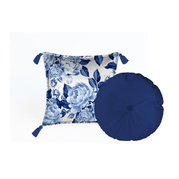 2 dekoratyvinių pagalvėlių rinkinys Velvet Atelier Flowers