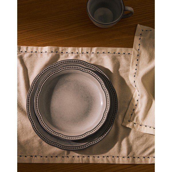 Mėlynos spalvos iš keramikos lėkštė ø 27 cm Dovec – Kave Home-image-1