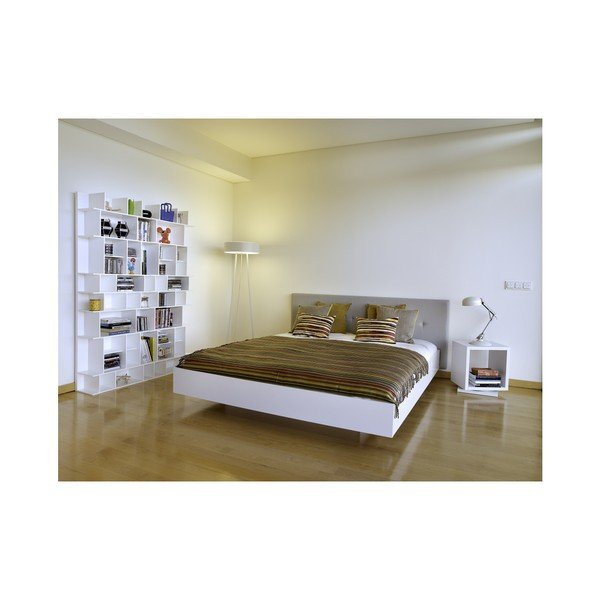 TemaHome "Panorama" aukšta balta knygų spinta-image-3