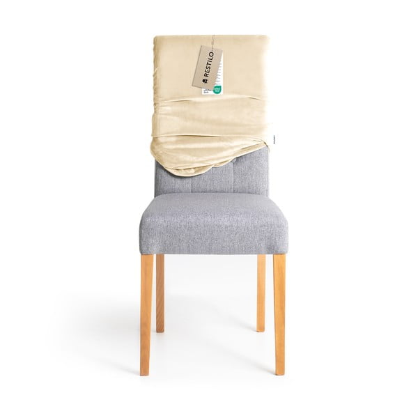 Smėlio spalvos įtempiamas kėdei baldų apmušalas 48 cm Sento – Restilo-image-3