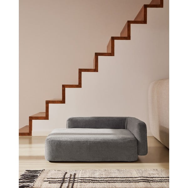 Tamsiai pilkas šuns gultas 73x60 cm Bowie - Kave Home-image-3