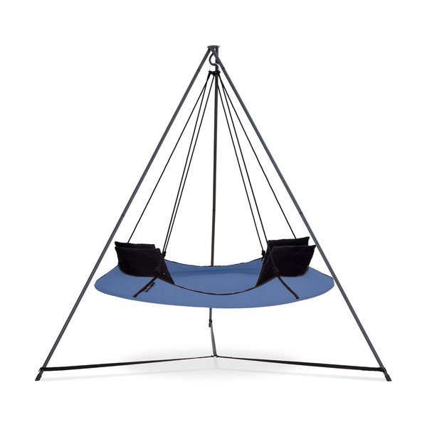Mėlynos sodo sūpynės su stovu - Hangout Pod-image-1