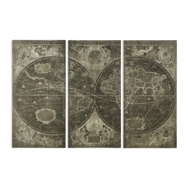 Mauro Ferretti Tri Globe sieninė dekoracija, 270 x 180 cm