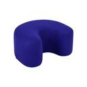 Mėlynos spalvos pufas iš vilnos Ü – noo.ma