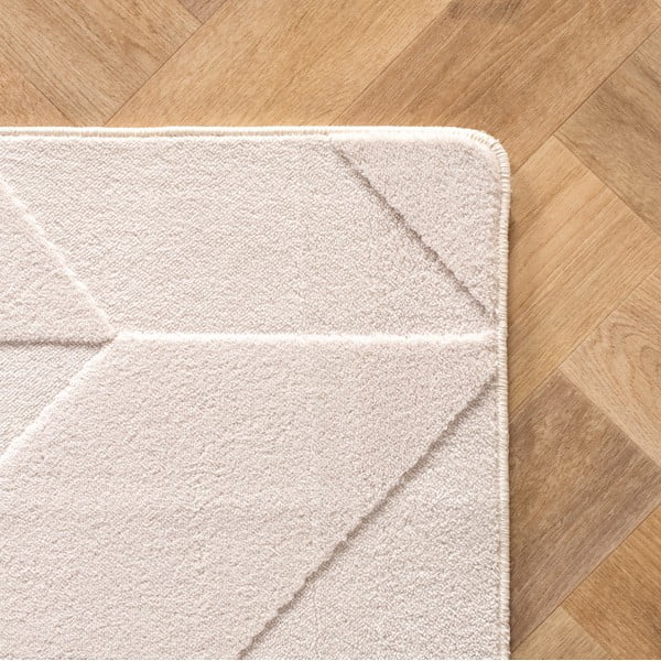 Skalbiamas kreminės spalvos kilimas 80x250 cm Pompei 1613 – Ayyildiz Carpets-image-4