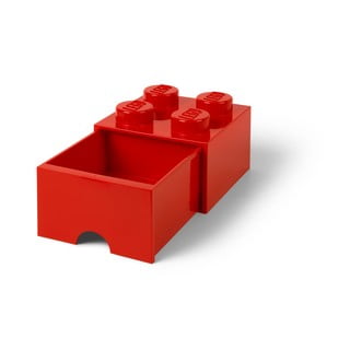 Raudona daiktadėžė su stalčiumi LEGO®