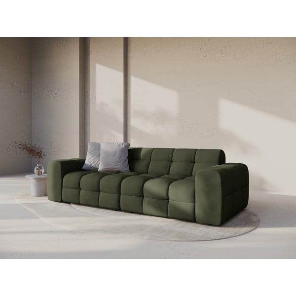 Žalios spalvos sofa 255 cm Kendal – Micadoni -image-1
