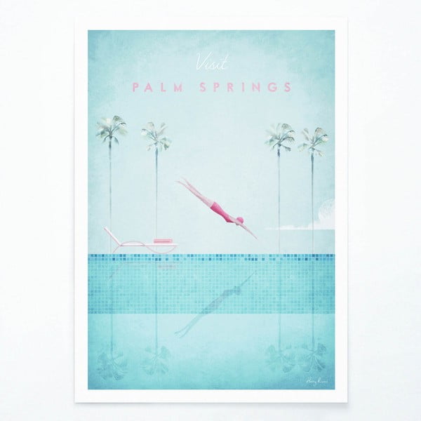 Plakatas Travelposter Palm Springs, A3