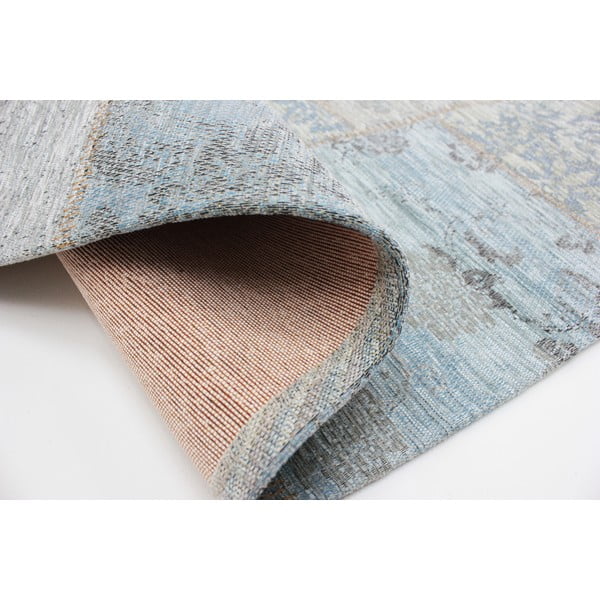 Mėlynai pilkas "Flair Rugs" kilimas "Patchwork Chenille Duck Egg", 120 x 170 cm-image-1
