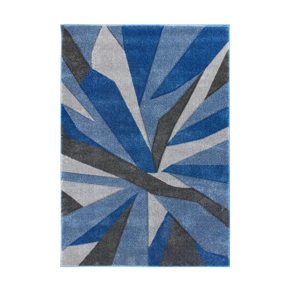 Mėlynai pilkas kilimas "Flair Rugs" kilimai "Shatter Blue Grey", 120 x 170 cm