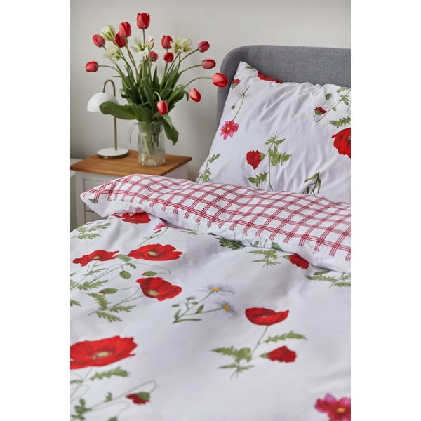 Dvivietė medvilninė patalynė Bonami Selection Poppy, 160 x 220 cm-image-3