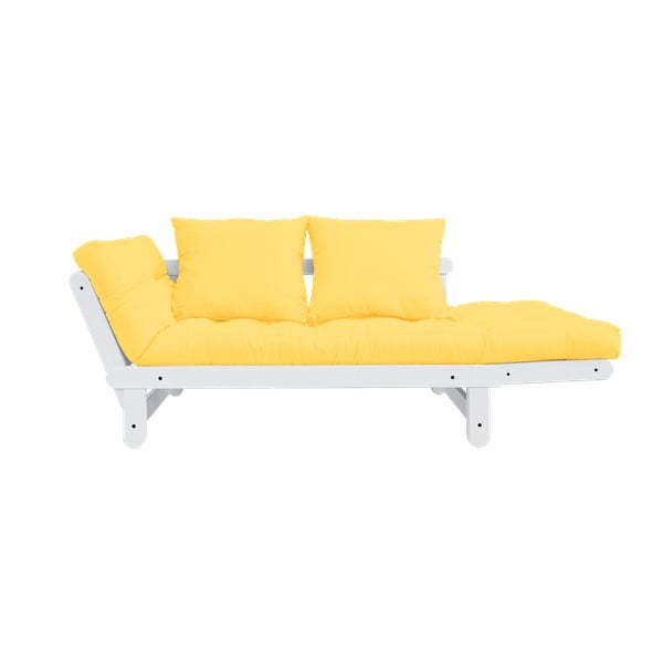Išlankstoma sofa Karup Design Beat White/Yellow-image-3
