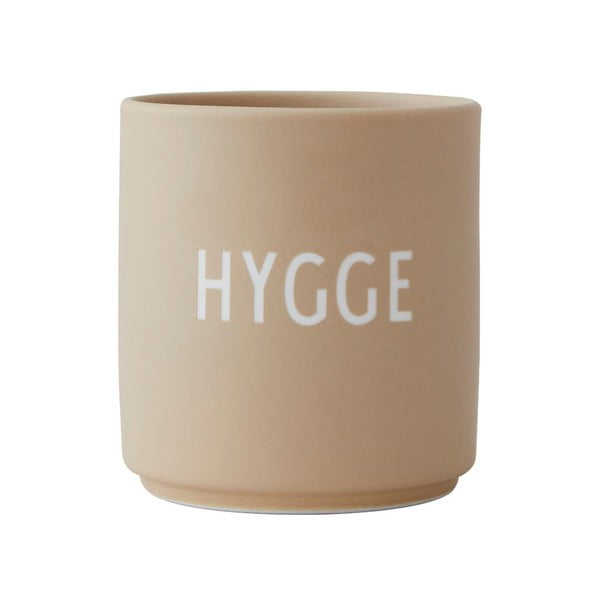 Iš porceliano  puodelis smėlio spalvos 300 ml Hygge – Design Letters