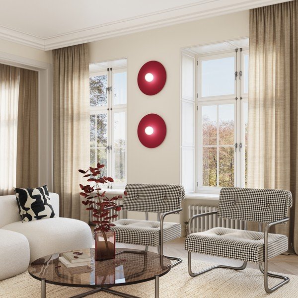 Taupe spalvos iš metalo sieninė lempa ø 50 cm AKE – Thoro-image-4