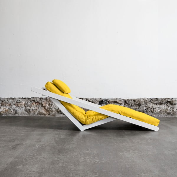 Keičiama poilsio kėdė "Karup Figo White/Amarillo-image-1