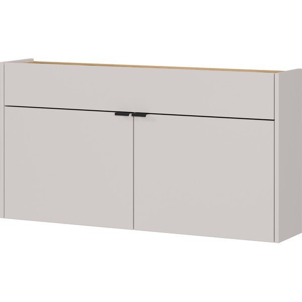 Kreminės spalvos pakabinama spintelė 110x57x22 cm Ameca – Germania