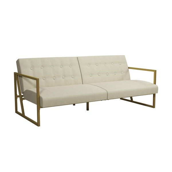 Smėlio spalvos sofa iš velveto 185 cm Lexington – Støraa-image-2