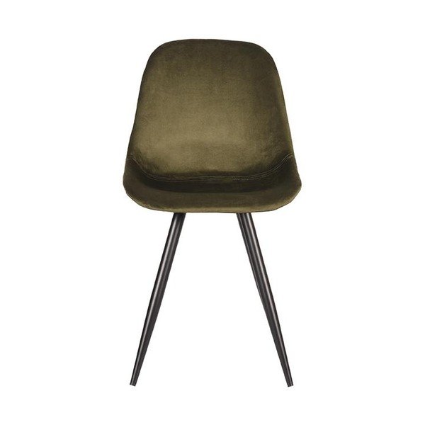 Valgomojo kėdės iš aksomo khaki spalvos 2 vnt. Capri  – LABEL51-image-2