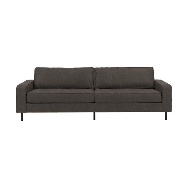 Antracito spalvos sofa iš dirbtinės odos Actona Jesolo, 260 cm