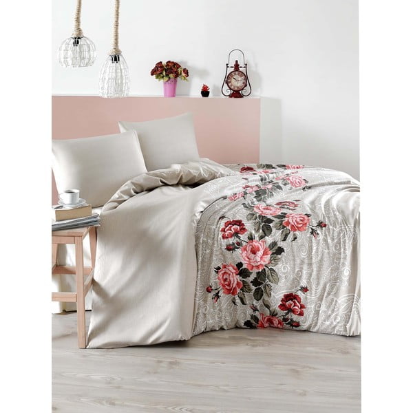 Dvigulės lovos "Rosie" patalynė su paklode, 200 x 220 cm
