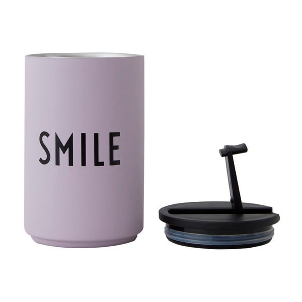 Termo puodelis violetinės spalvos 350 ml Smile – Design Letters-image-2
