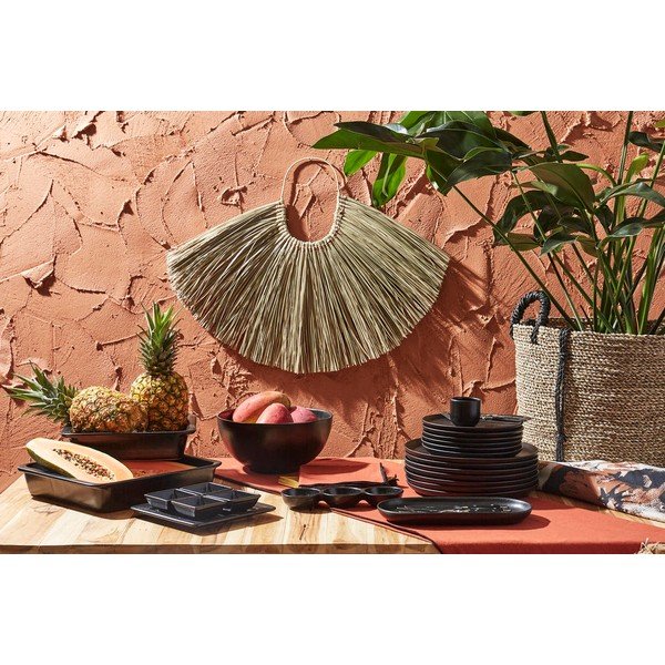 Juodos keramikos dubuo ø 26 cm Ingrid - Côté Table-image-1