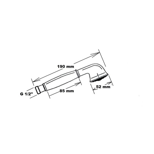 Iš žalvario dušo galvutė blizgios sidabrinės spalvos ø 5 cm Antea – Sapho-image-2