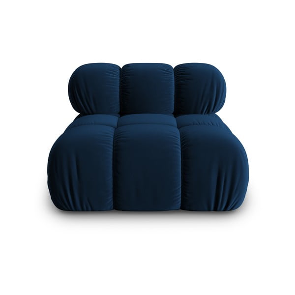 (modulinė) modulinė sofa mėlynos spalvos iš velveto Bellis – Micadoni Home