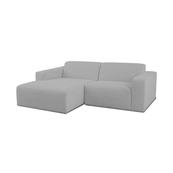 Iš boucle kampinė sofa baltos spalvos (su kairiuoju kampu) Roxy – Scandic-image-2