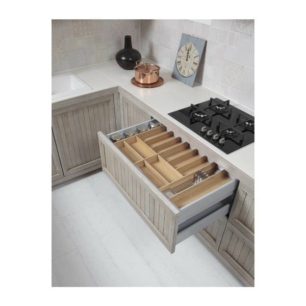 Stalo įrankių padėklas juodos spalvos 33 x 47 cm Wood Line – Elletipi-image-1